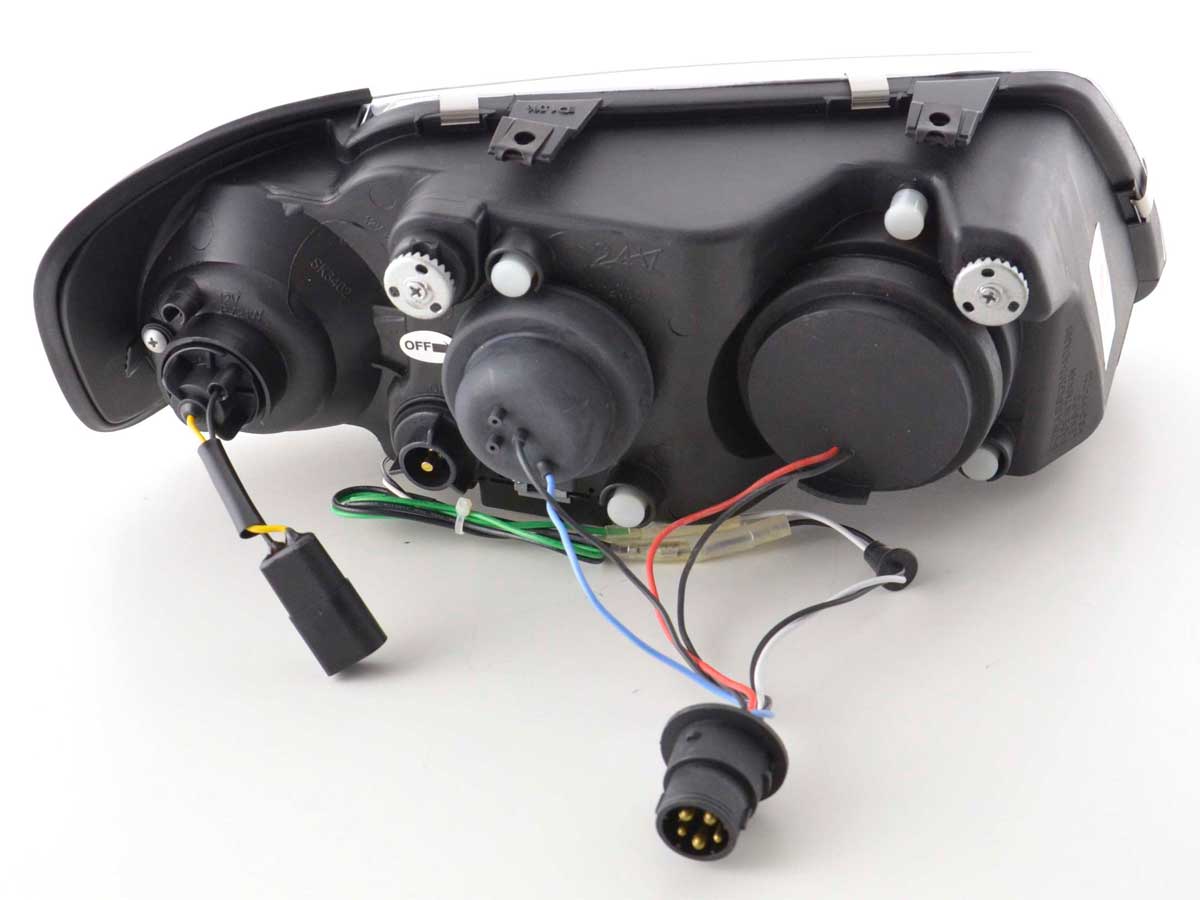 Scheinwerfer Set Daylight LED TFL-Optik Audi A3 Typ 8L 96-00 chrom Scheinwerfer Set Daylight LED TFL-Optik Audi A3 Typ 8L 96-00 chrom
